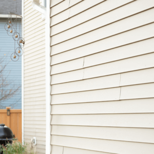 Alabaster lap siding.